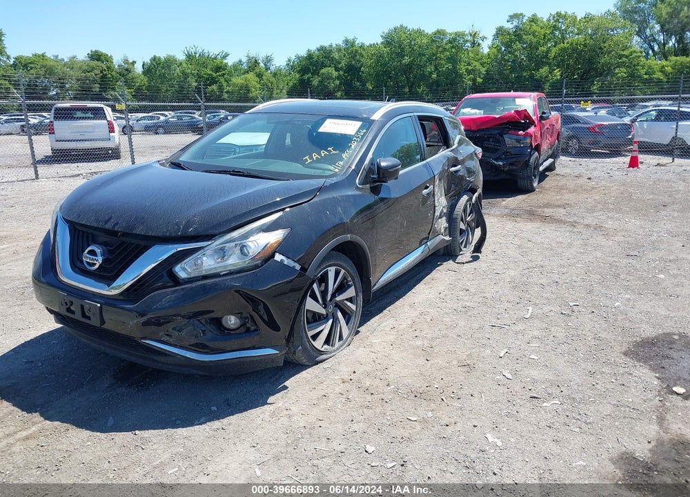2017 NISSAN MURANO PLATINUM VIN: 5N1AZ2MH0HN203566