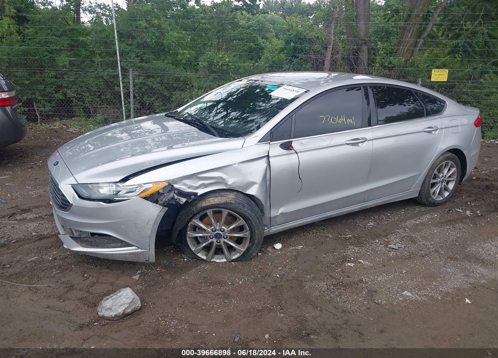 2017 FORD FUSION SE VIN: 3FA6P0H71HR231529