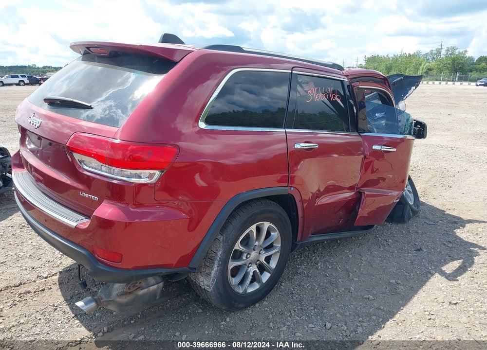 2015 JEEP GRAND CHEROKEE VIN: 1C4RJFBG7FC216128