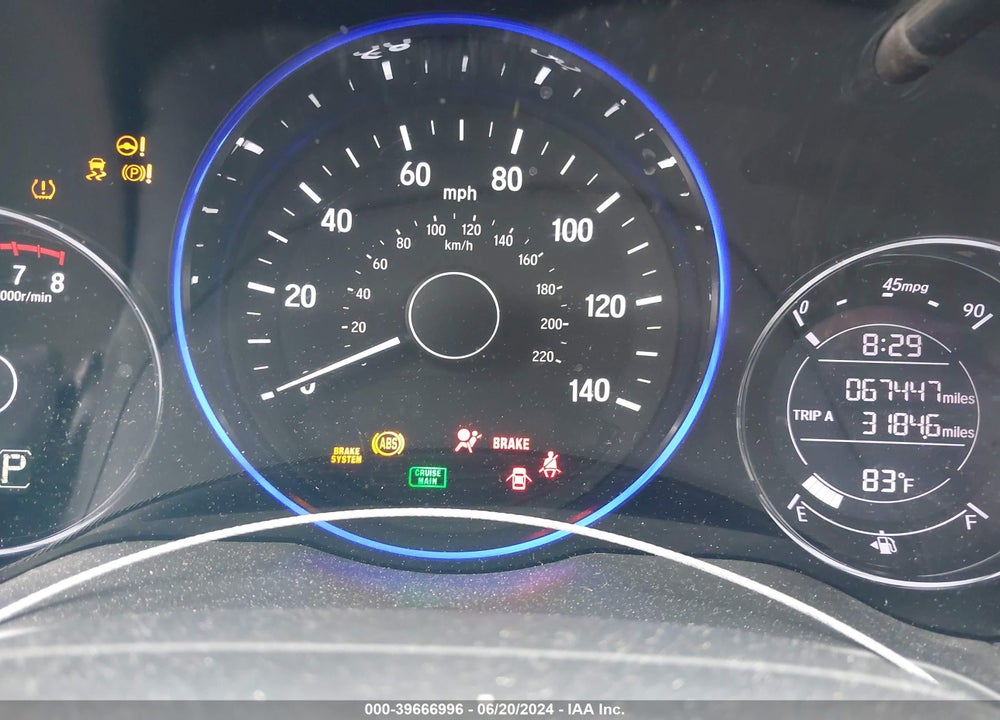 2019 HONDA HR-V LX VIN: 3CZRU5H32KG711294