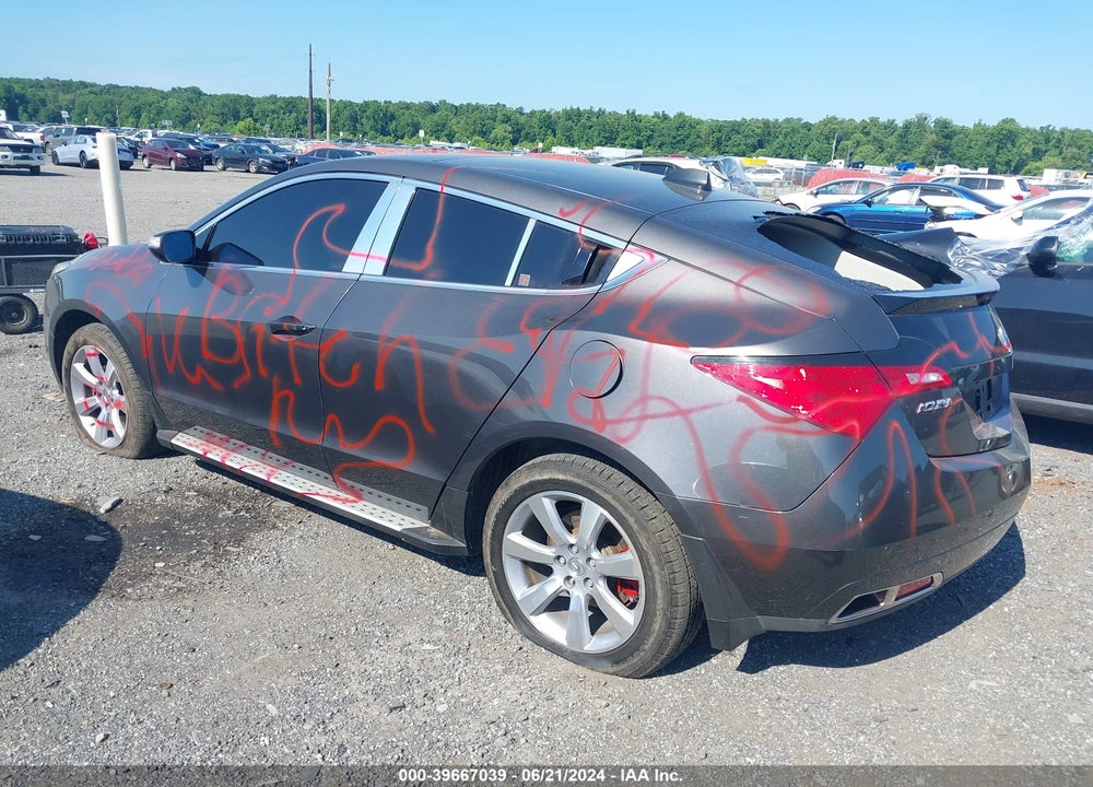 2011 ACURA ZDX VIN: 2HNYB1H41BH500218