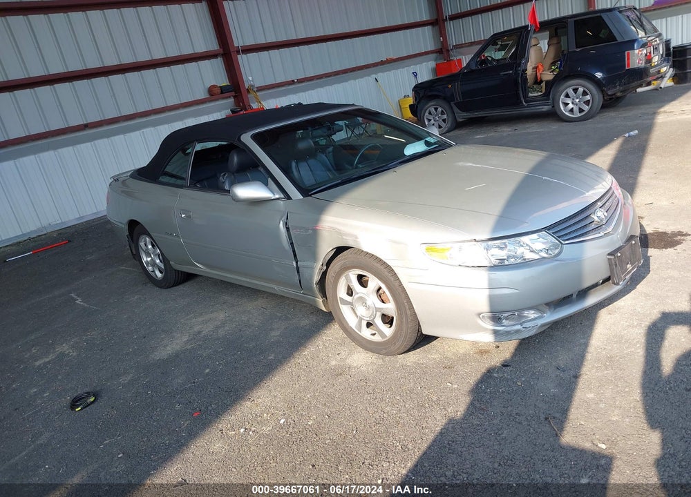 2003 TOYOTA CAMRY SOLARA SLE V6 VIN: 2T1FF28P33C607851