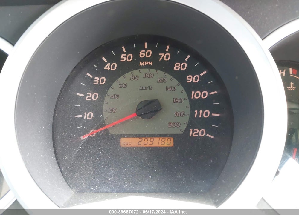 2007 TOYOTA TACOMA PRERUNNER V6 VIN: 5TEKU72N67Z339564