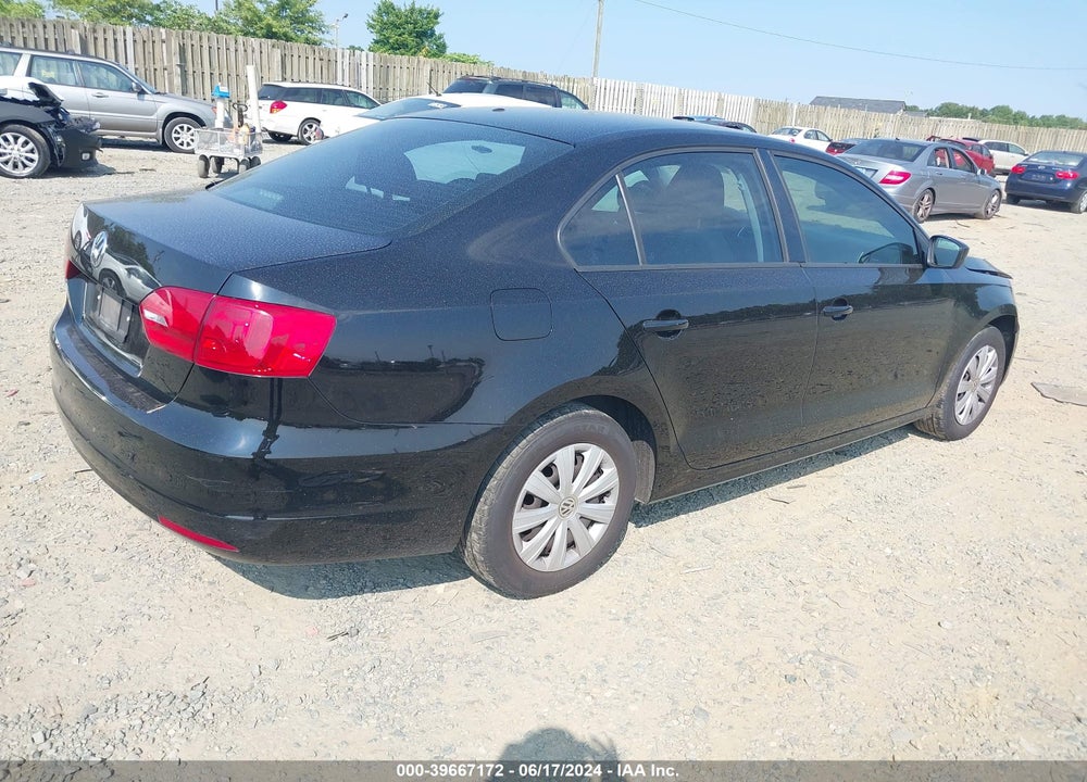2014 VOLKSWAGEN JETTA 2.0L S VIN: 3VW2K7AJ7EM393712