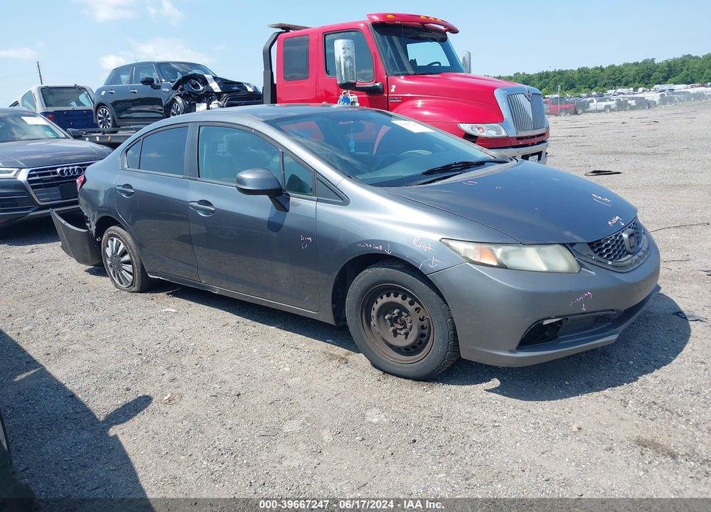 2013 HONDA CIVIC LX VIN: 19XFB2F55DE014377