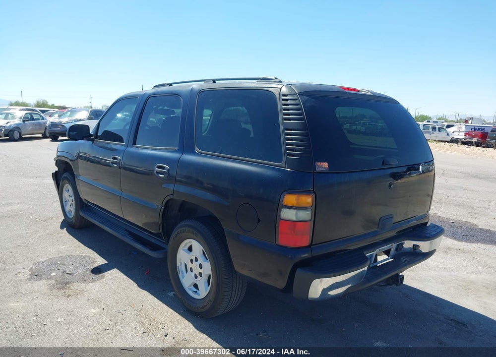 2005 CHEVROLET TAHOE LS VIN: 1GNEC13V65R264828