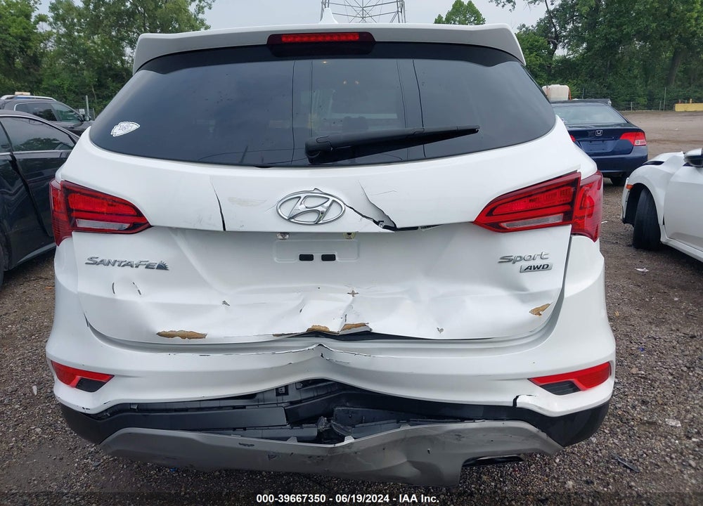 2018 HYUNDAI SANTA FE SPORT VIN: 5XYZUDLBXJG512280