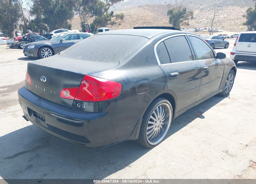 2005 INFINITI G35 VIN: JNKCV51E75M222278