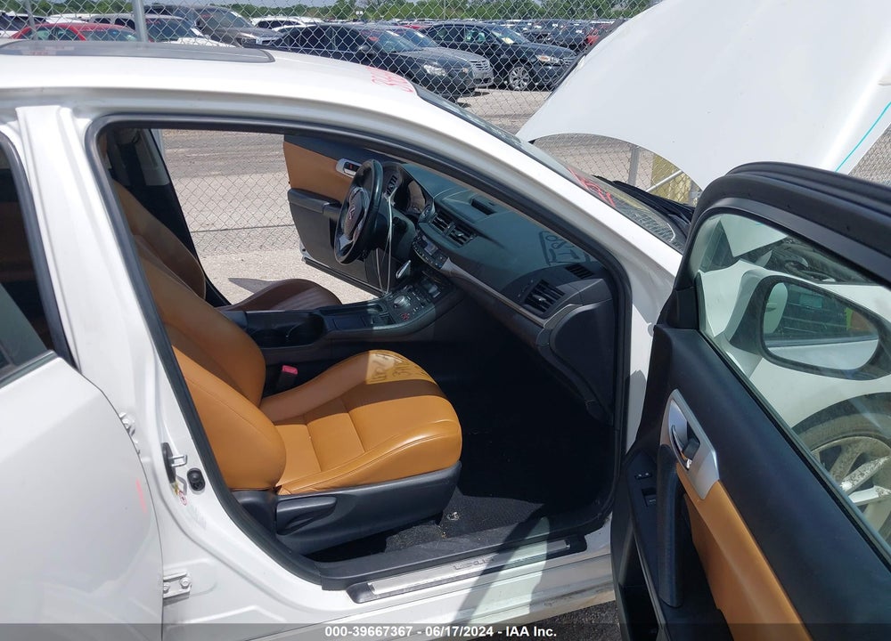2012 LEXUS CT 200H VIN: JTHKD5BH3C2102882