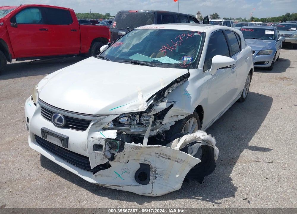 2012 LEXUS CT 200H VIN: JTHKD5BH3C2102882