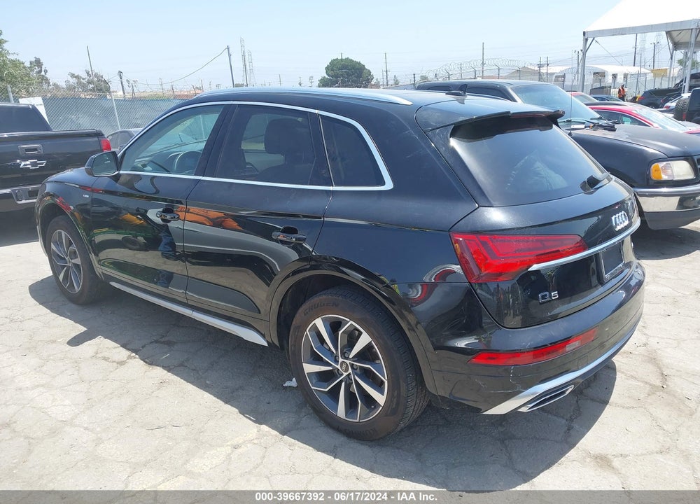 2023 AUDI Q5 PREMIUM 45 TFSI S LINE QUATTRO VIN: WA1GAAFYXP2097165