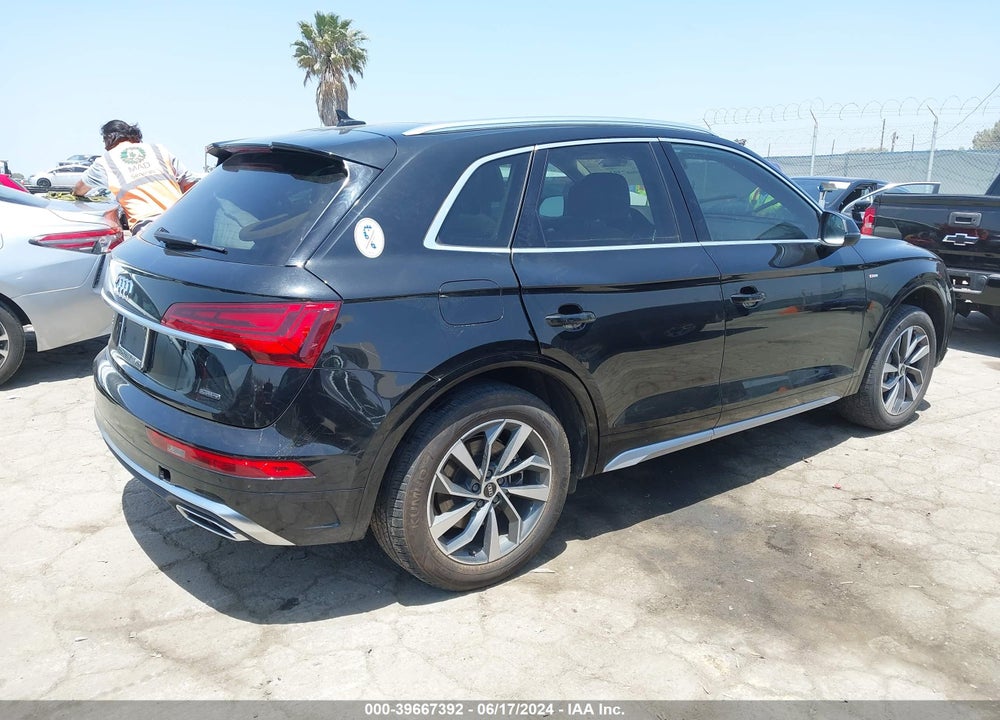 2023 AUDI Q5 PREMIUM 45 TFSI S LINE QUATTRO VIN: WA1GAAFYXP2097165