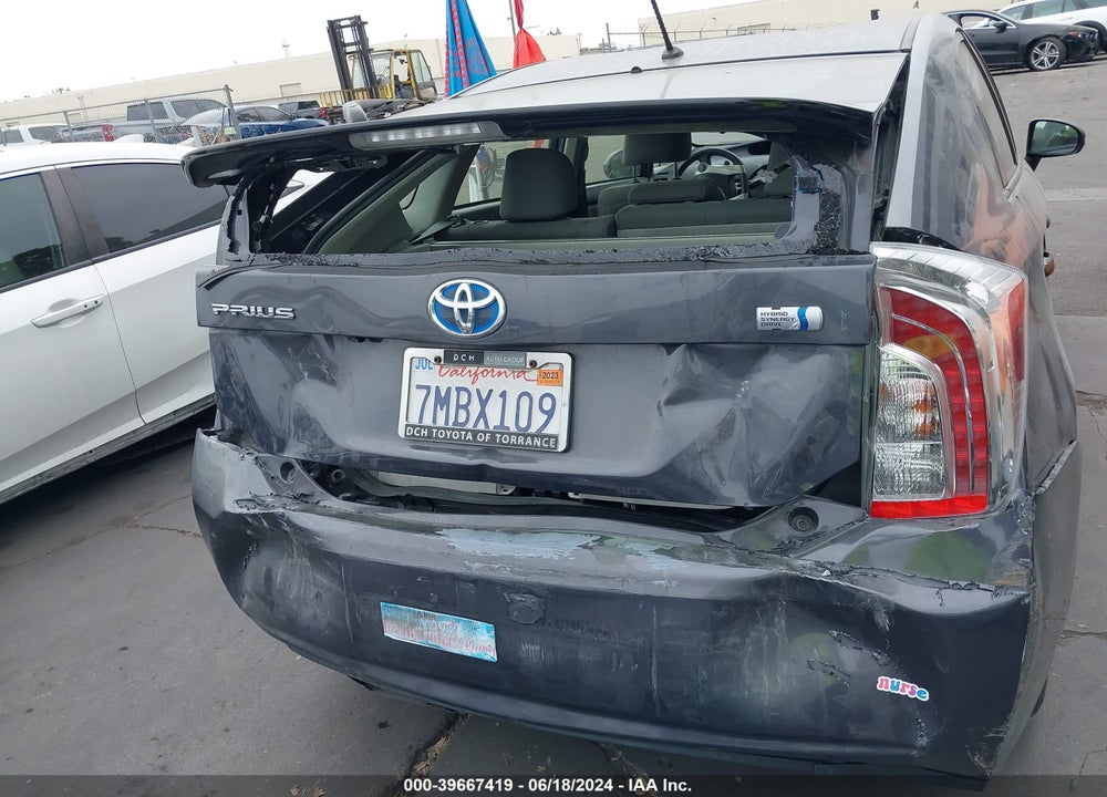 2015 TOYOTA PRIUS VIN: JTDKN3DU8F0462078
