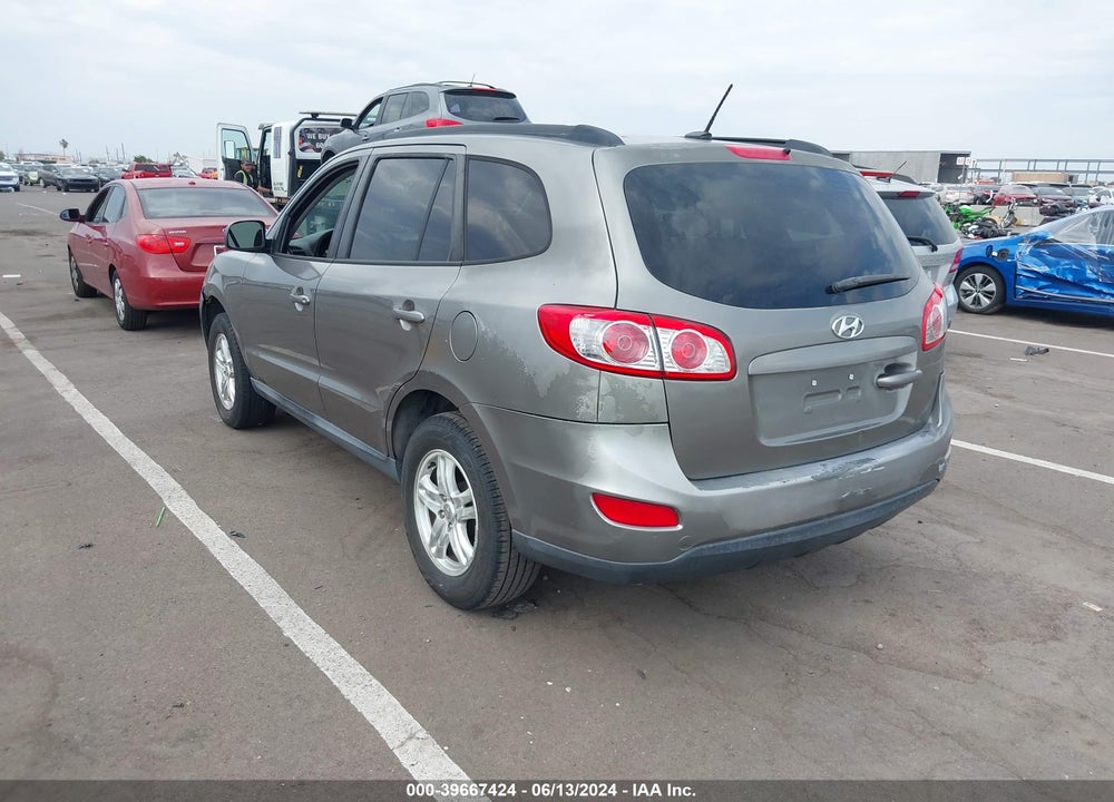 2012 HYUNDAI SANTA FE GLS VIN: 5XYZG3AB5CG166419