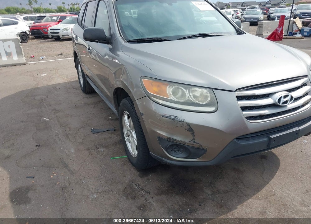 2012 HYUNDAI SANTA FE GLS VIN: 5XYZG3AB5CG166419