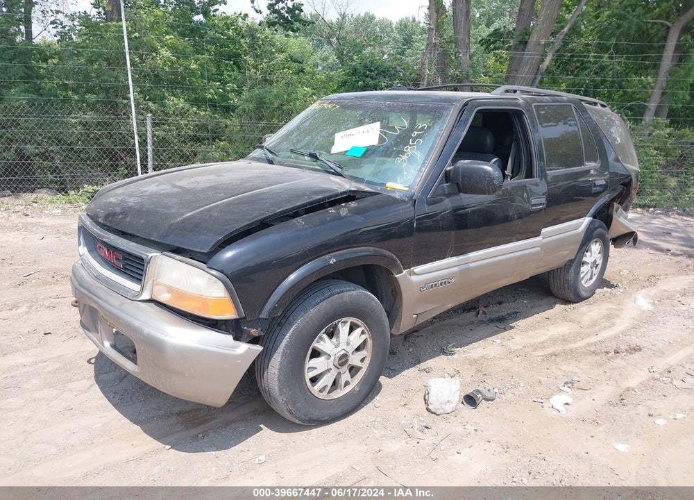 2001 GMC JIMMY SLT VIN: 1GKDT13W212152998