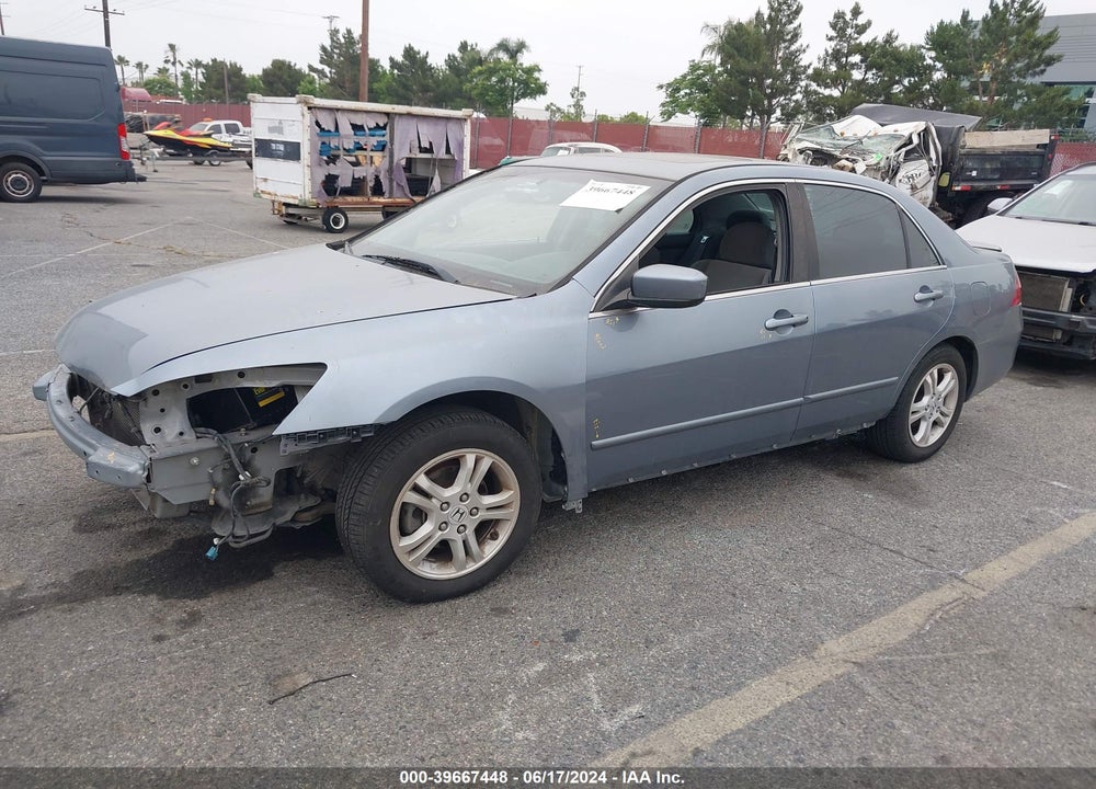 2007 HONDA ACCORD 2.4 EX VIN: 1HGCM56797A071707
