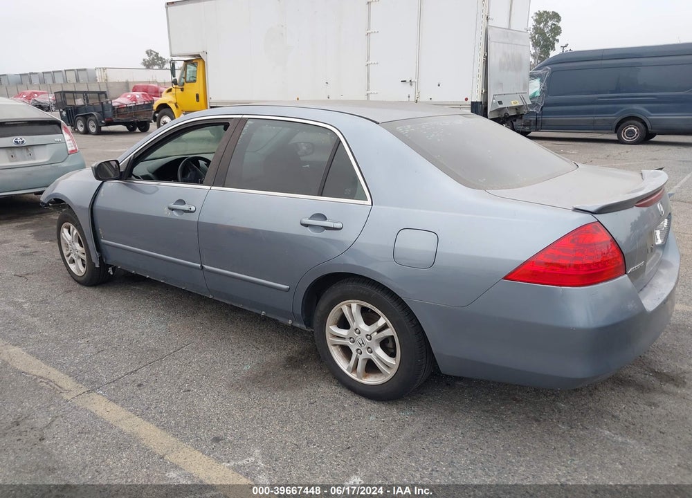 2007 HONDA ACCORD 2.4 EX VIN: 1HGCM56797A071707