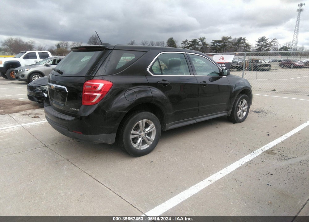 2016 CHEVROLET EQUINOX LS VIN: 2GNALBEK4G6195045