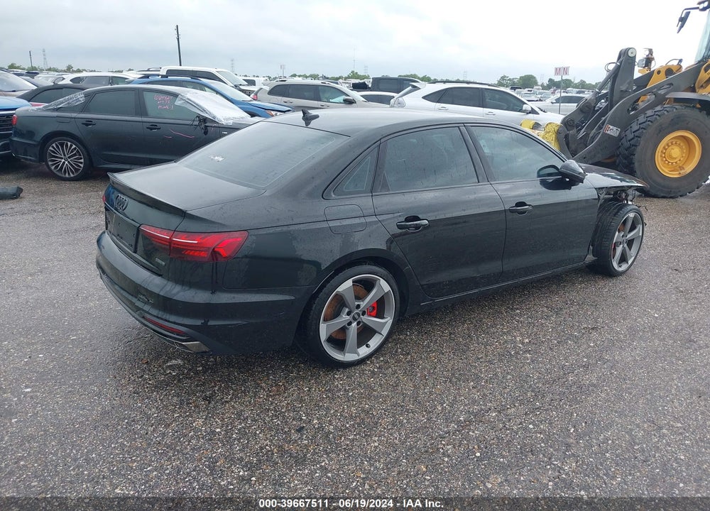2023 AUDI A4 PREMIUM PLUS 45 TFSI S LINE QUATTRO S TRONIC VIN: WAUEAAF44PA005769