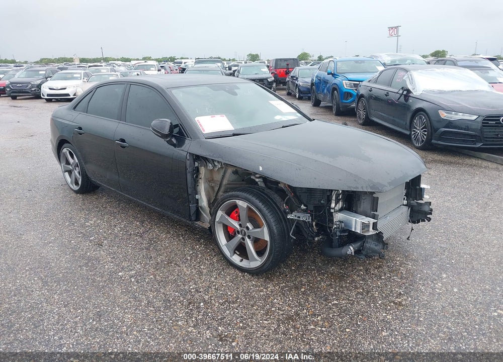2023 AUDI A4 PREMIUM PLUS 45 TFSI S LINE QUATTRO S TRONIC VIN: WAUEAAF44PA005769
