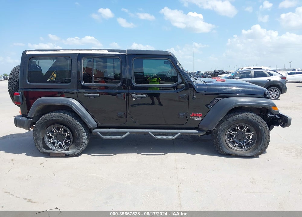 2018 JEEP WRANGLER UNLIMITED SPORT S 4X4 VIN: 1C4HJXDN2JW317940