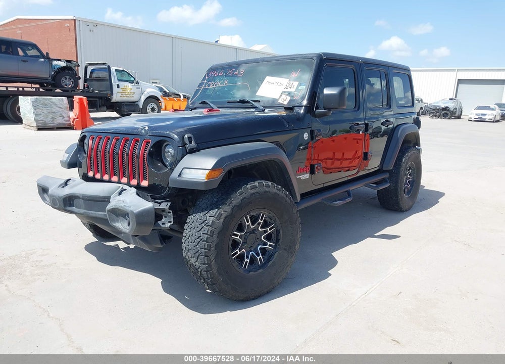 2018 JEEP WRANGLER UNLIMITED SPORT S 4X4 VIN: 1C4HJXDN2JW317940