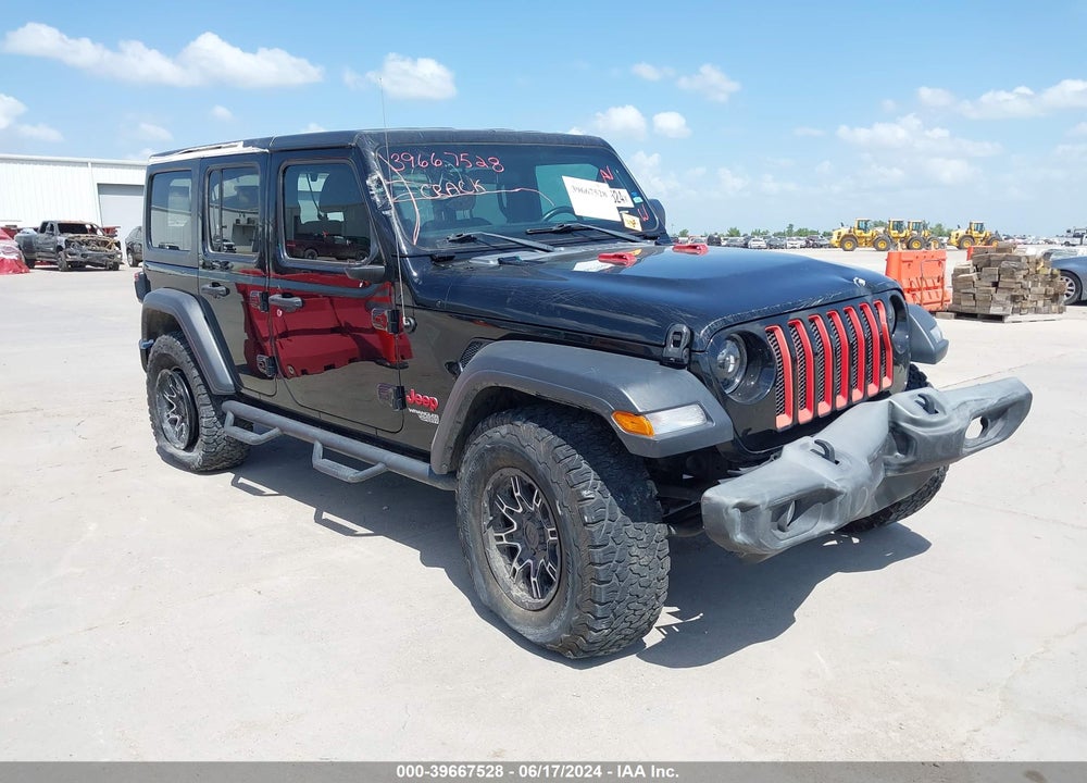 2018 JEEP WRANGLER UNLIMITED SPORT S 4X4 VIN: 1C4HJXDN2JW317940