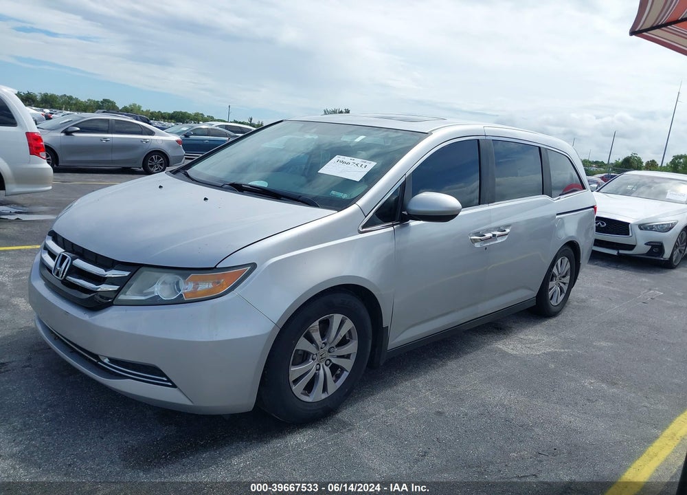2014 HONDA ODYSSEY EX-L VIN: 5FNRL5H61EB031626