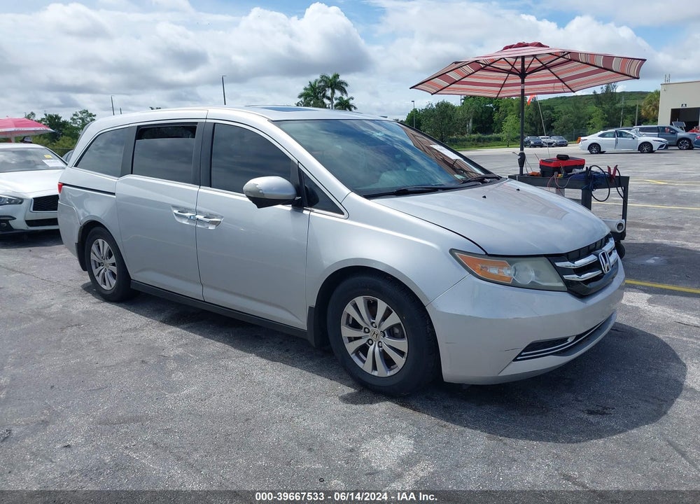 2014 HONDA ODYSSEY EX-L VIN: 5FNRL5H61EB031626
