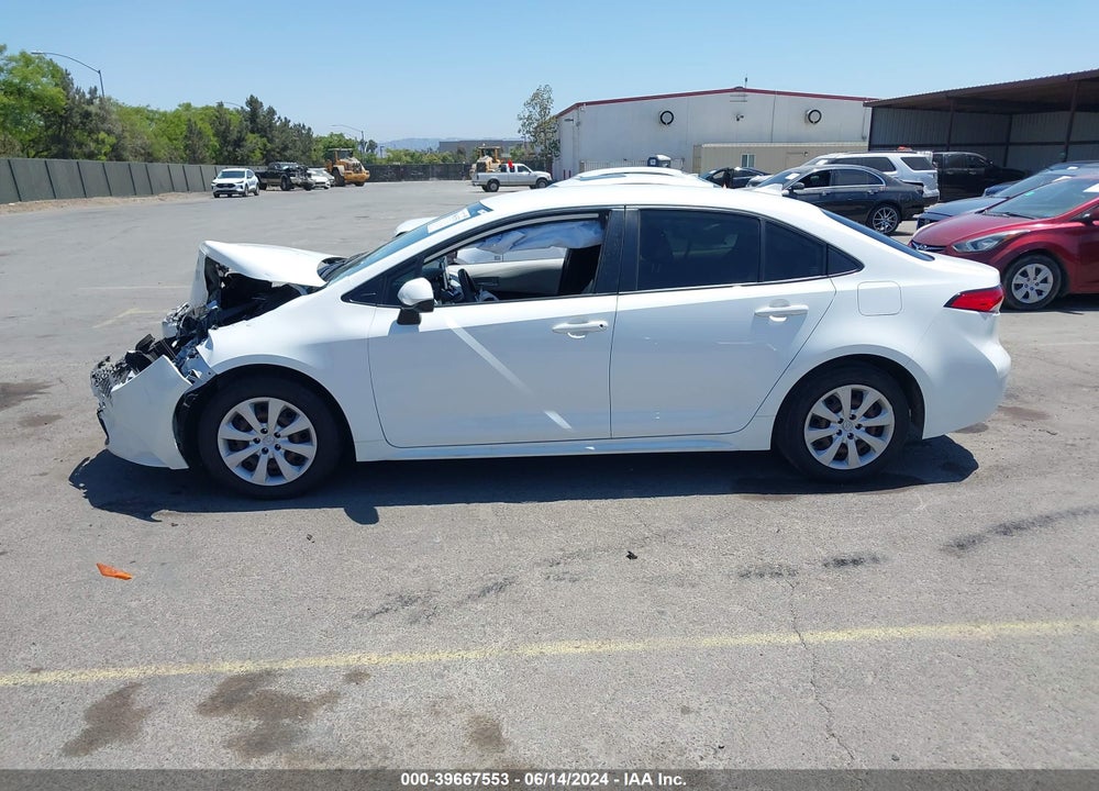 2021 TOYOTA COROLLA LE VIN: JTDEPMAE8MJ128960