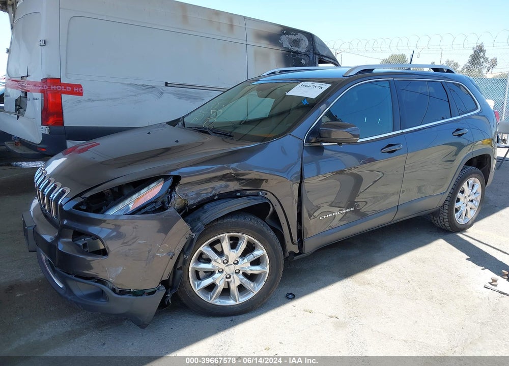 2016 JEEP CHEROKEE LIMITED VIN: 1C4PJLDB2GW128031