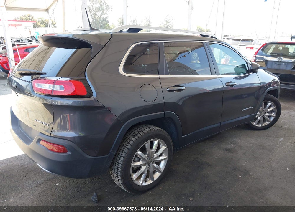 2016 JEEP CHEROKEE LIMITED VIN: 1C4PJLDB2GW128031