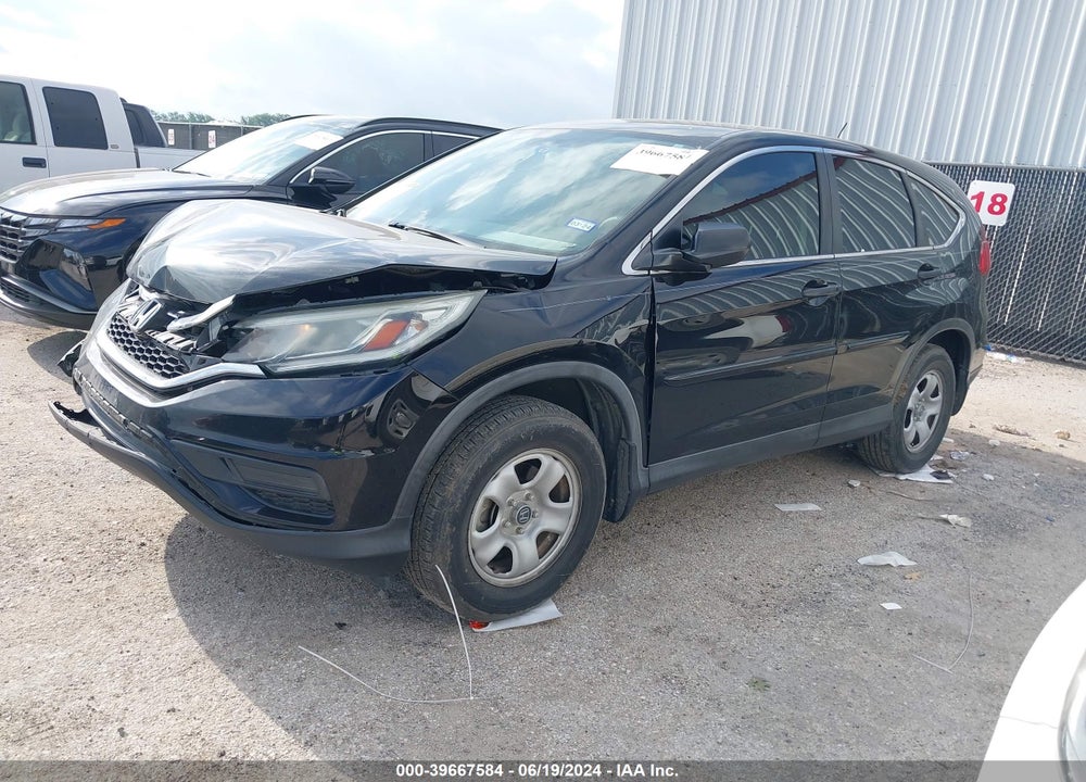 2015 HONDA CR-V LX VIN: 3CZRM3H3XFG701266