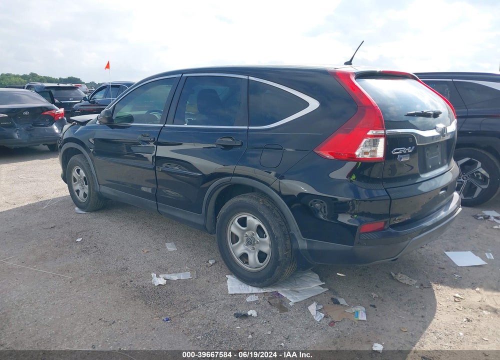 2015 HONDA CR-V LX VIN: 3CZRM3H3XFG701266