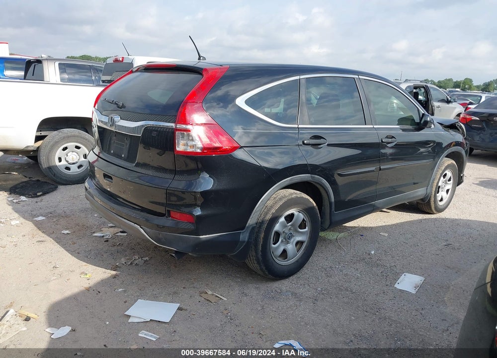2015 HONDA CR-V LX VIN: 3CZRM3H3XFG701266