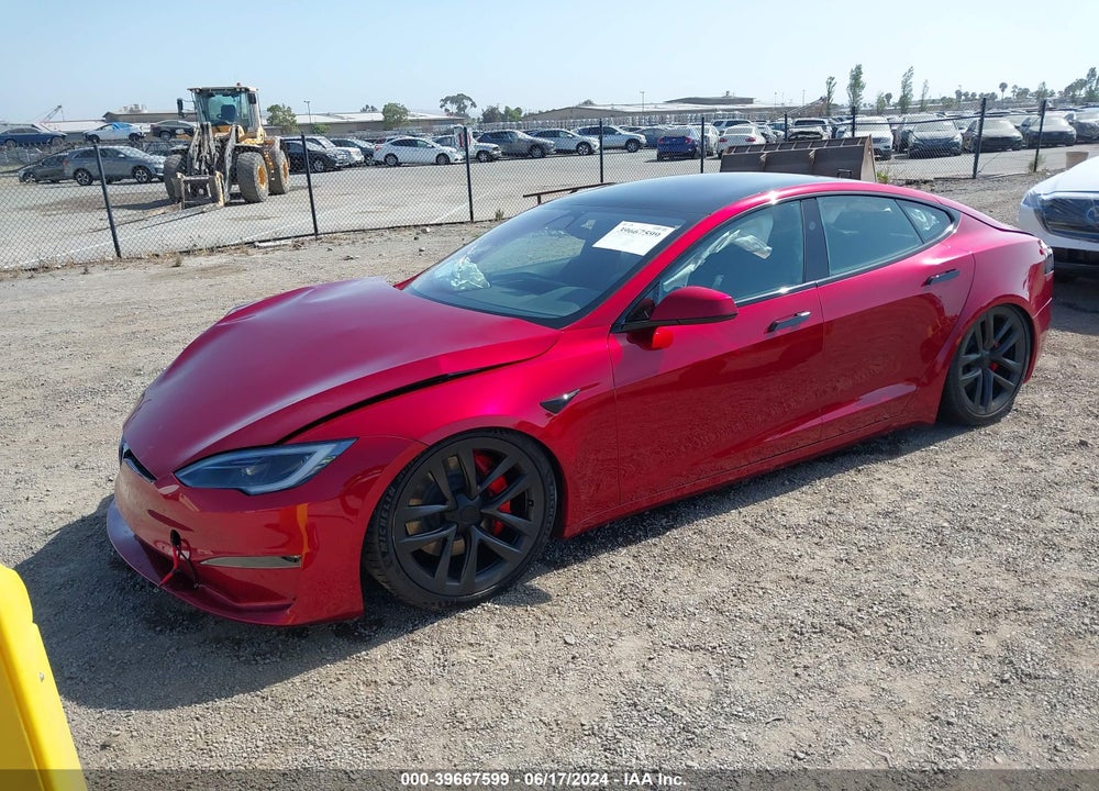 2024 TESLA MODEL S PLAID TRI MOTOR ALL-WHEEL DRIVE VIN: 5YJSA1E68RF533382