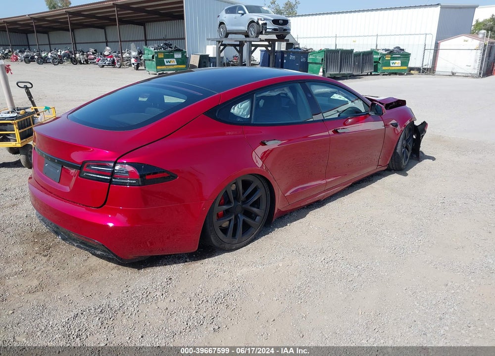 2024 TESLA MODEL S PLAID TRI MOTOR ALL-WHEEL DRIVE VIN: 5YJSA1E68RF533382
