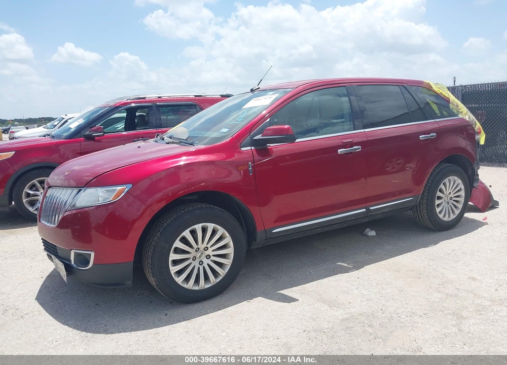 2014 LINCOLN MKX VIN: 2LMDJ6JK8EBL02806