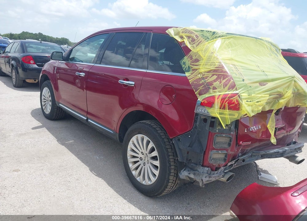 2014 LINCOLN MKX VIN: 2LMDJ6JK8EBL02806