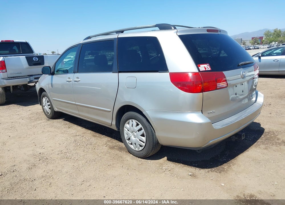 2004 TOYOTA SIENNA LE VIN: 5TDZA23CX4S174960