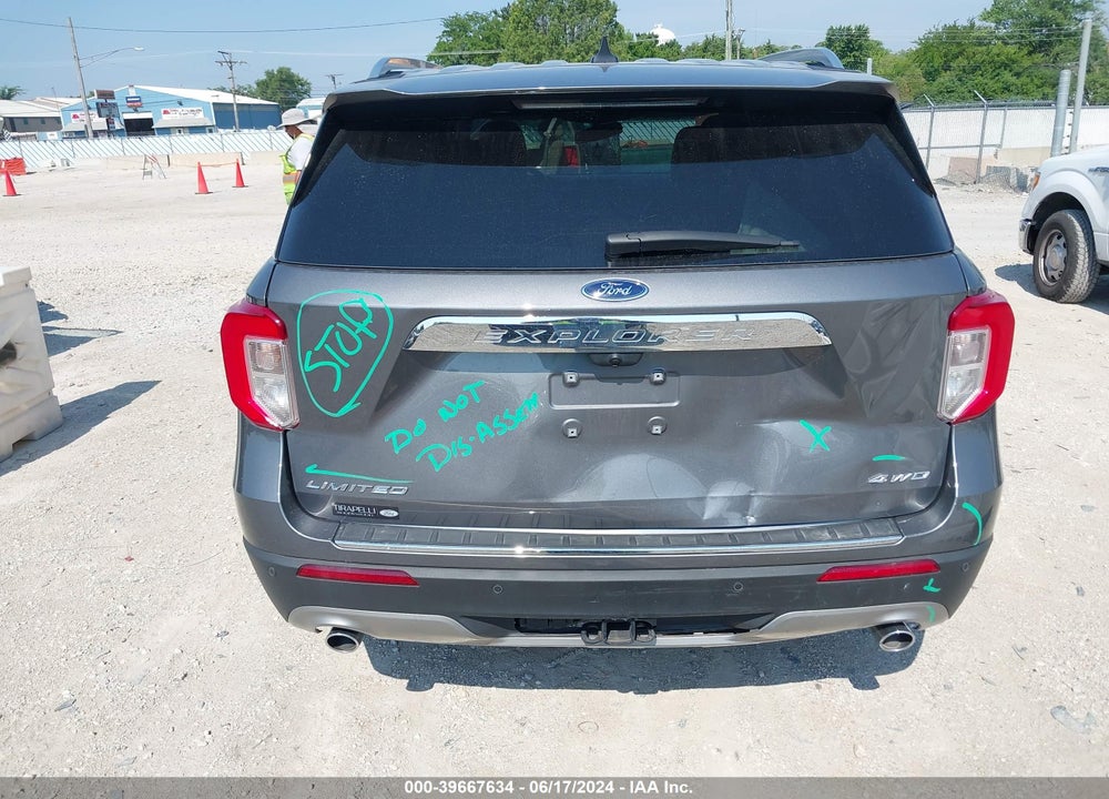 2022 FORD EXPLORER LIMITED VIN: 1FMSK8FH2NGB36199
