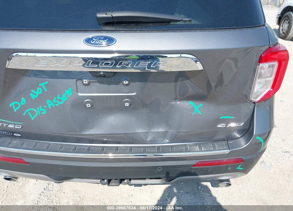 2022 FORD EXPLORER LIMITED VIN: 1FMSK8FH2NGB36199