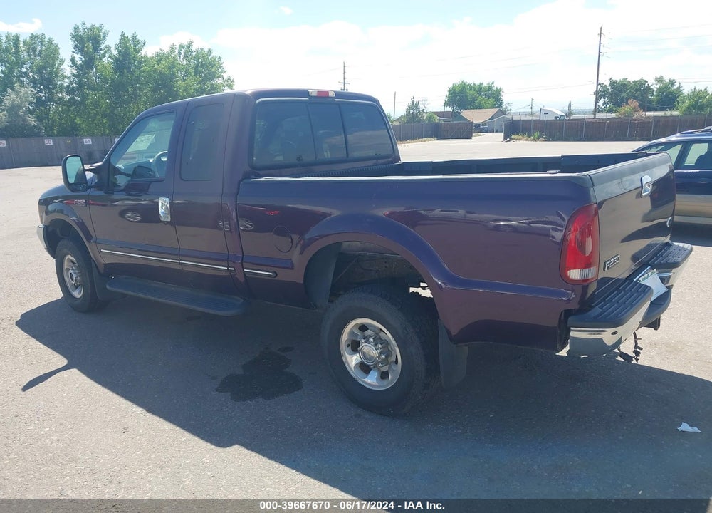1999 FORD F-250 LARIAT/XL/XLT VIN: 1FTNX21S1XEB21923