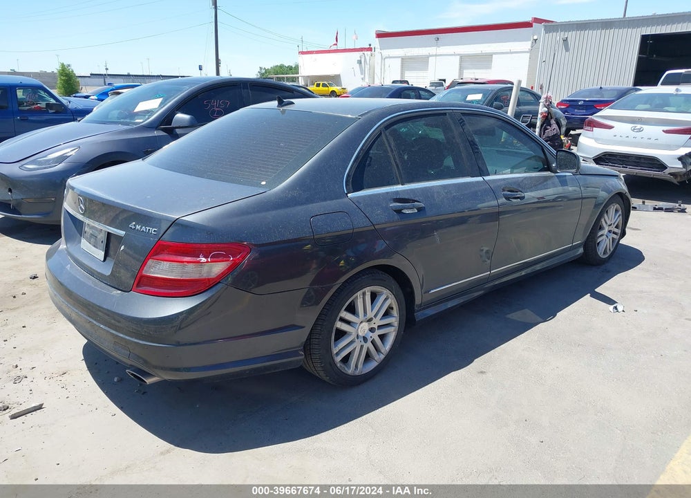 2009 MERCEDES-BENZ C 300 LUXURY 4MATIC/SPORT 4MATIC VIN: WDDGF81X39F217968