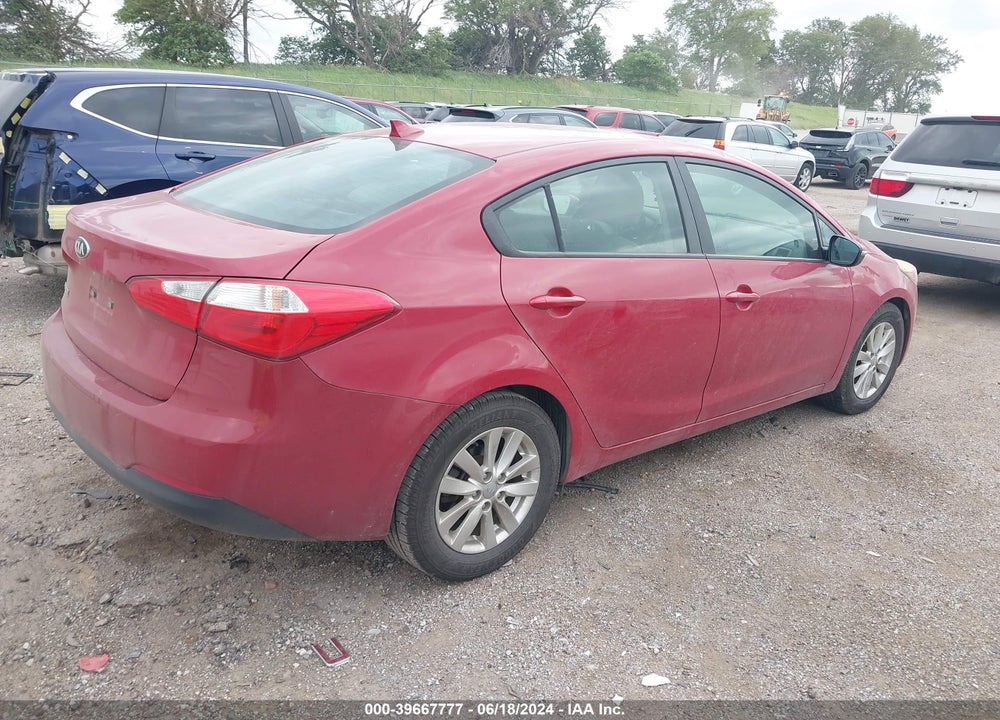2016 KIA FORTE LX VIN: KNAFX4A64G5480294