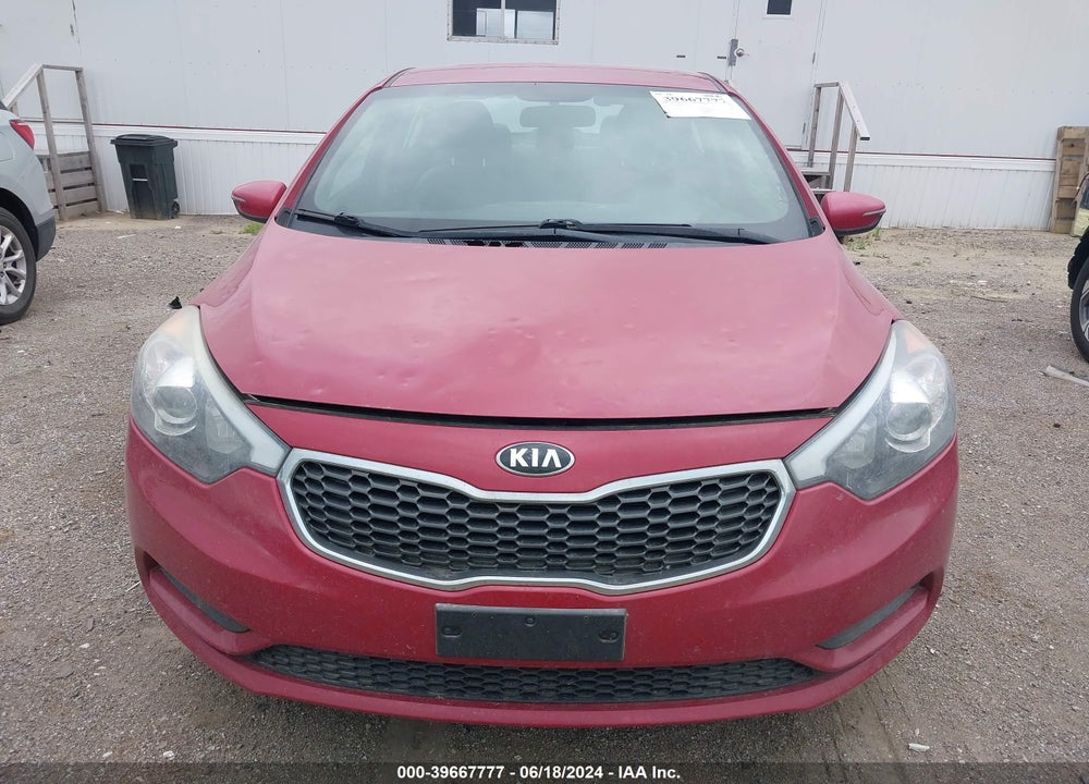 2016 KIA FORTE LX VIN: KNAFX4A64G5480294