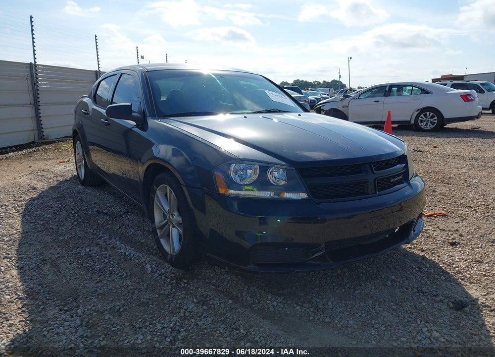 2014 DODGE AVENGER SE VIN: 1C3CDZAB1EN219392