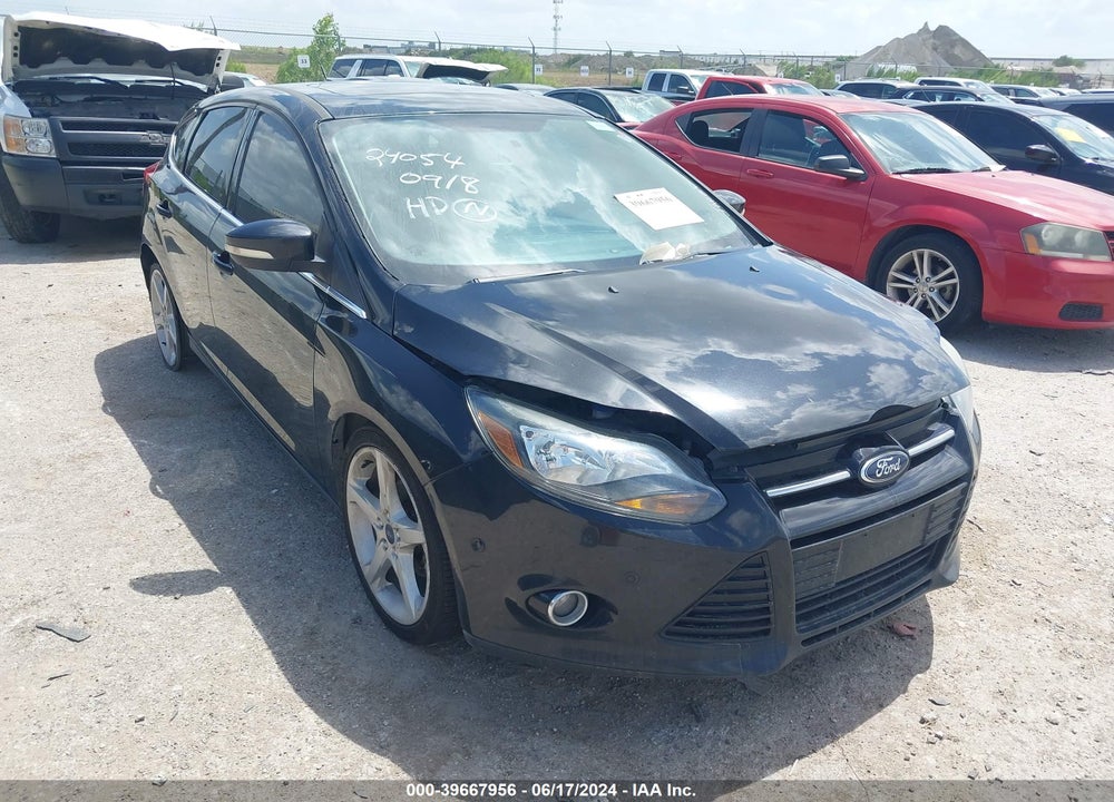 2013 FORD FOCUS TITANIUM VIN: 1FADP3N23DL252277