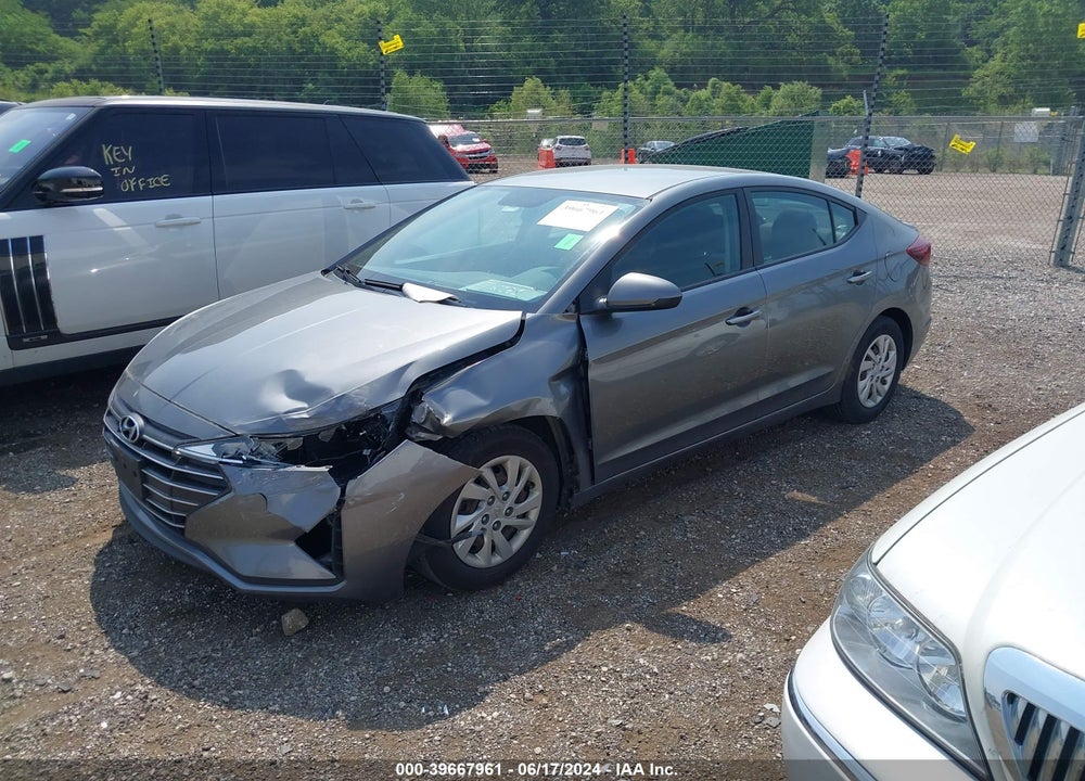 2019 HYUNDAI ELANTRA SE VIN: 5NPD74LF3KH480061